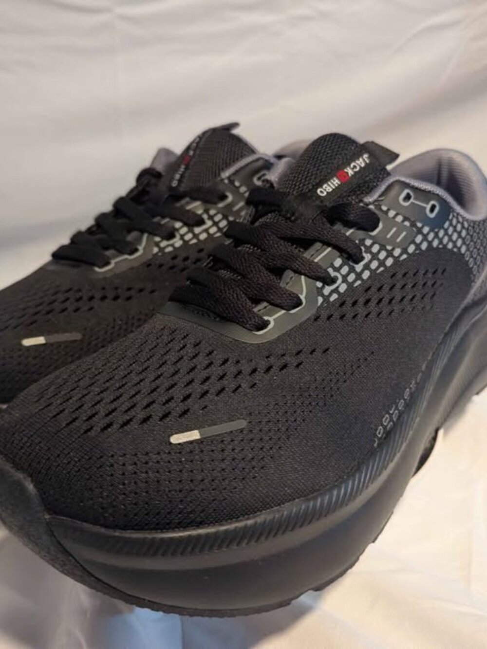 JACKSHIBO Black Athletic Sneakers